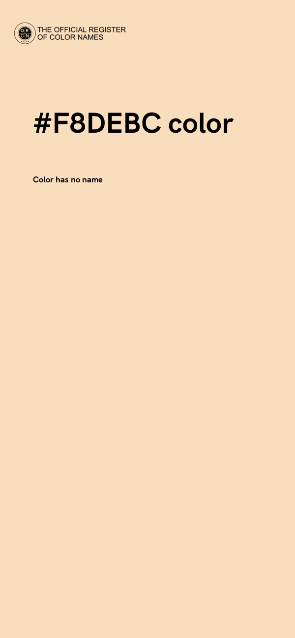 #F8DEBC color image