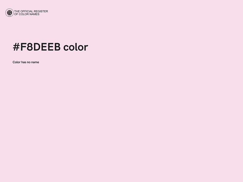 #F8DEEB color image