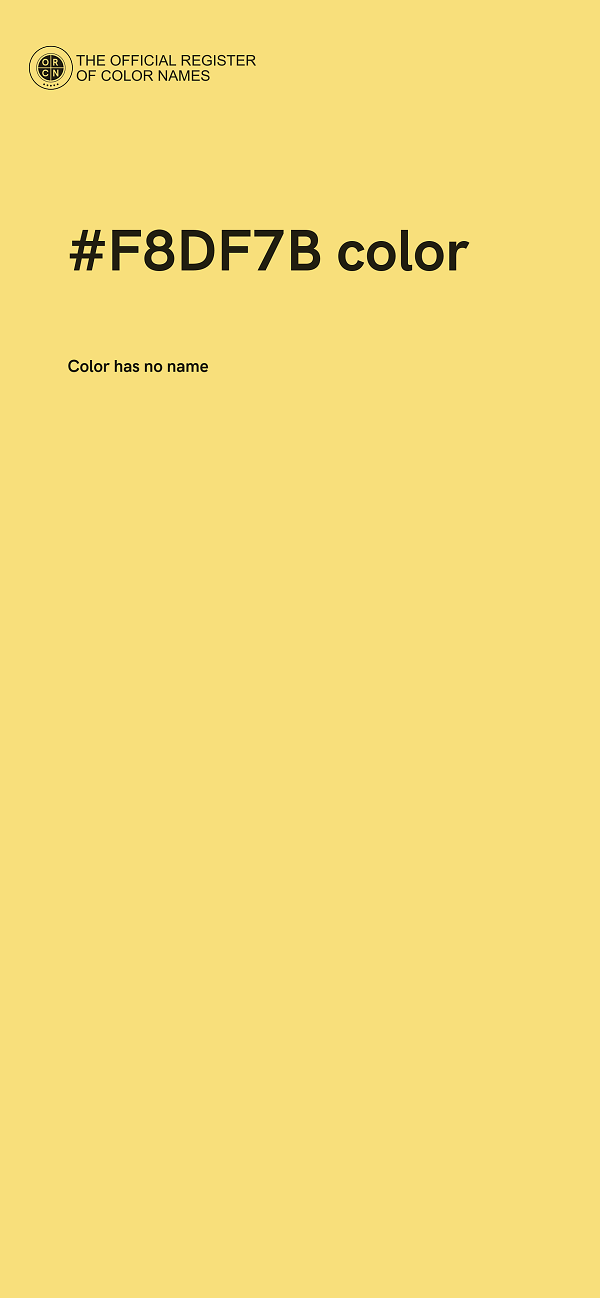 #F8DF7B color image