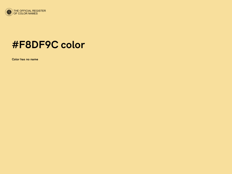 #F8DF9C color image