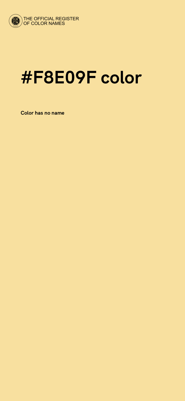 #F8E09F color image