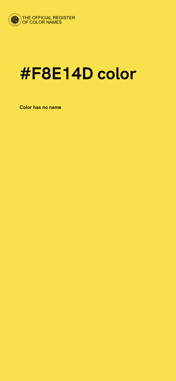 #F8E14D color image