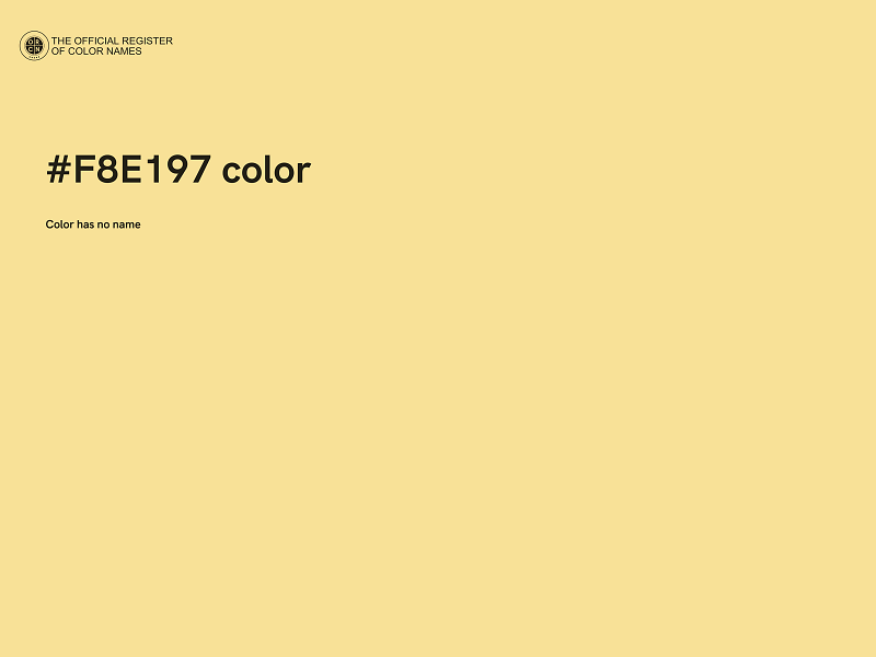 #F8E197 color image