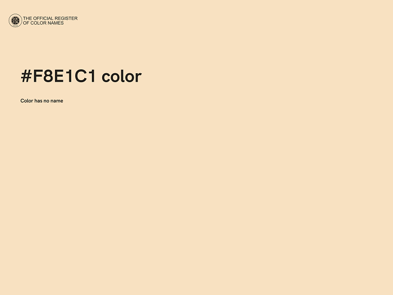 #F8E1C1 color image