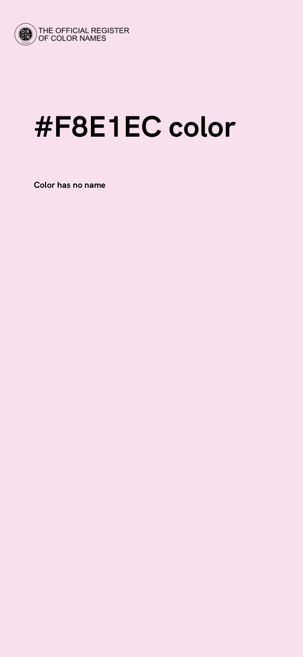 #F8E1EC color image