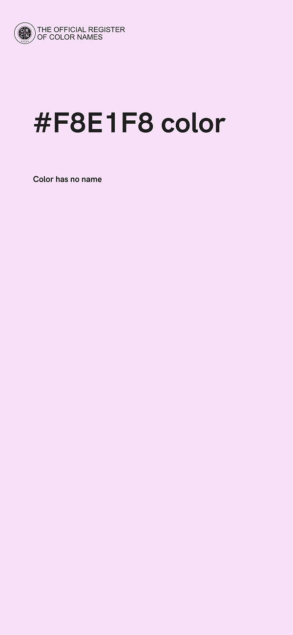 #F8E1F8 color image