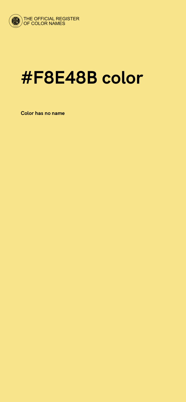 #F8E48B color image