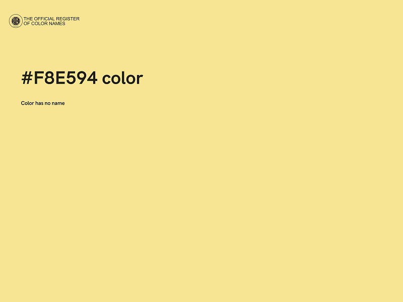 #F8E594 color image