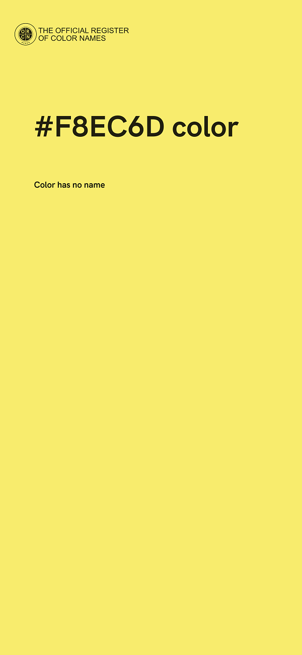 #F8EC6D color image