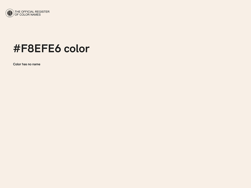 #F8EFE6 color image