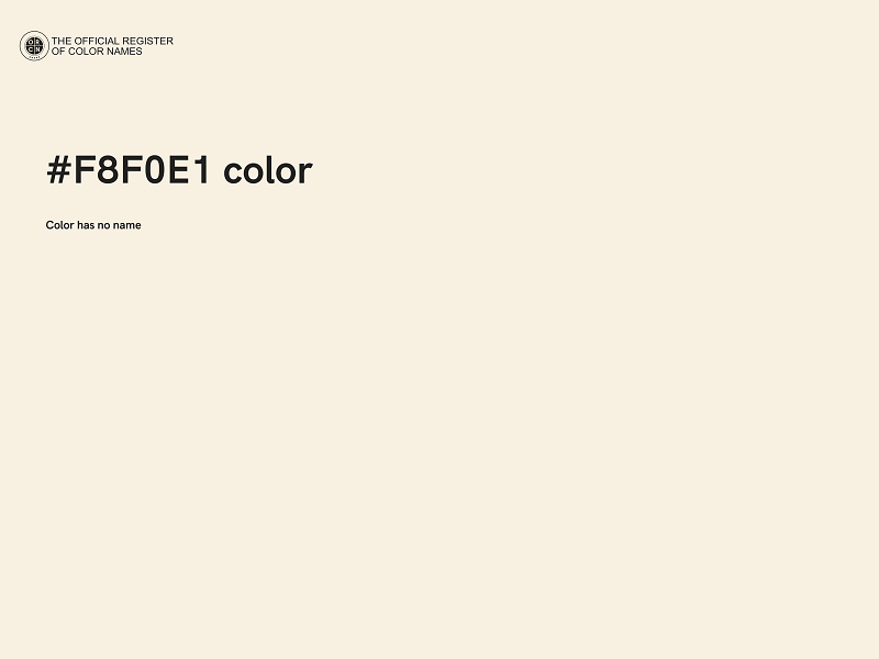 #F8F0E1 color image