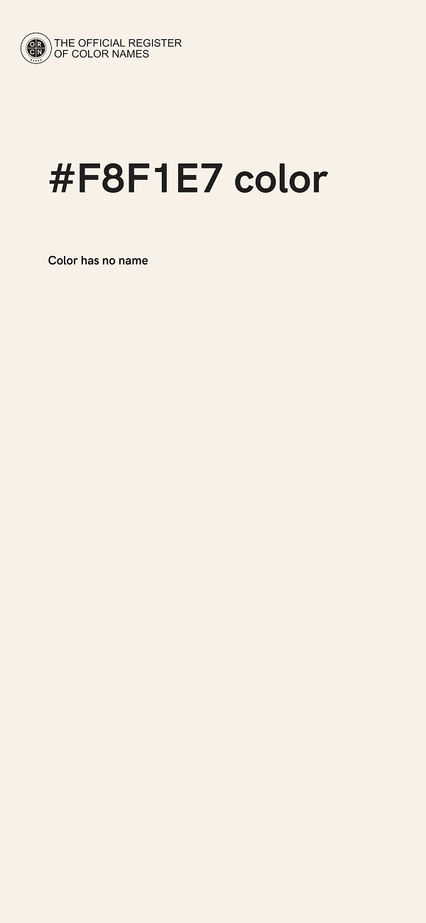 #F8F1E7 color image