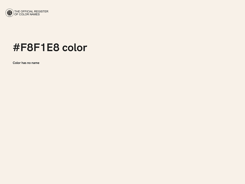 #F8F1E8 color image