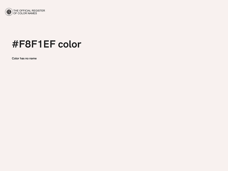 #F8F1EF color image