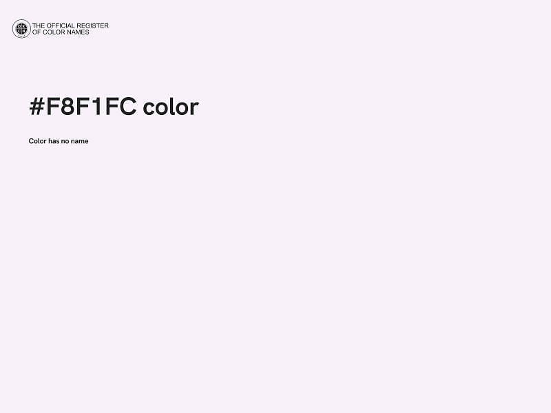 #F8F1FC color image