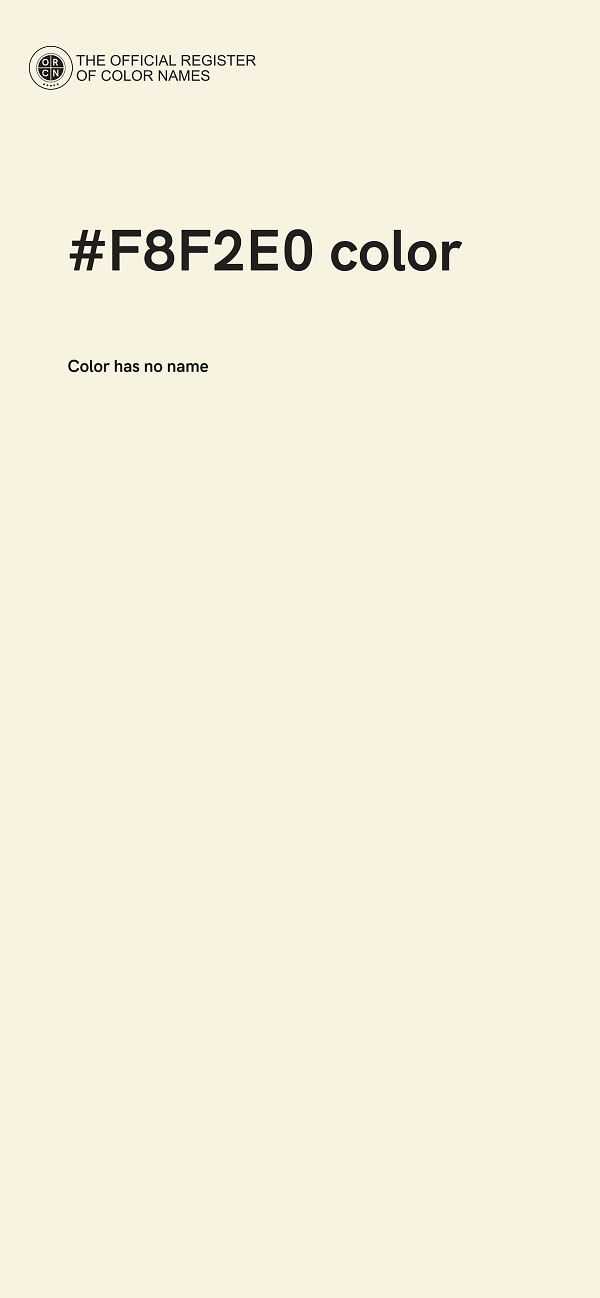 #F8F2E0 color image