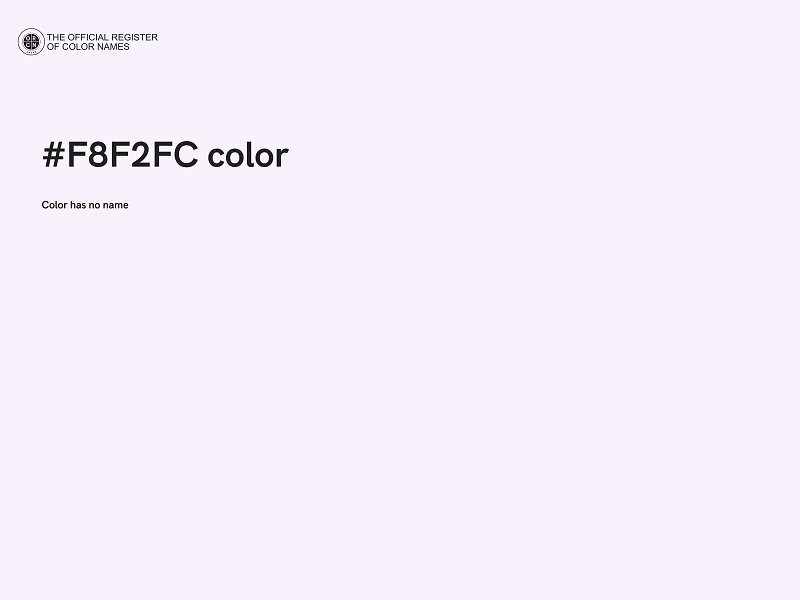 #F8F2FC color image