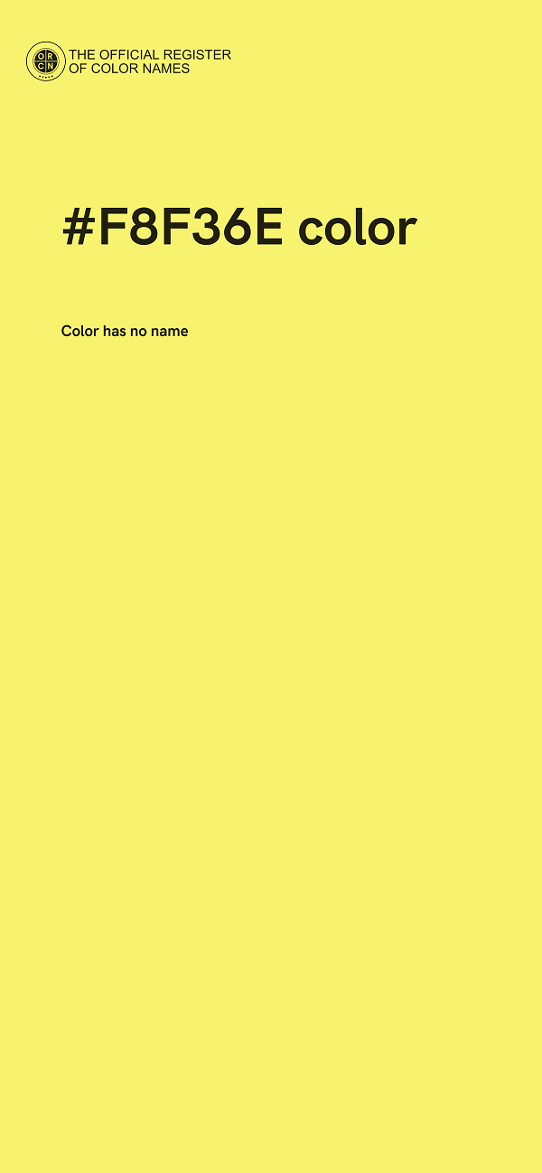#F8F36E color image