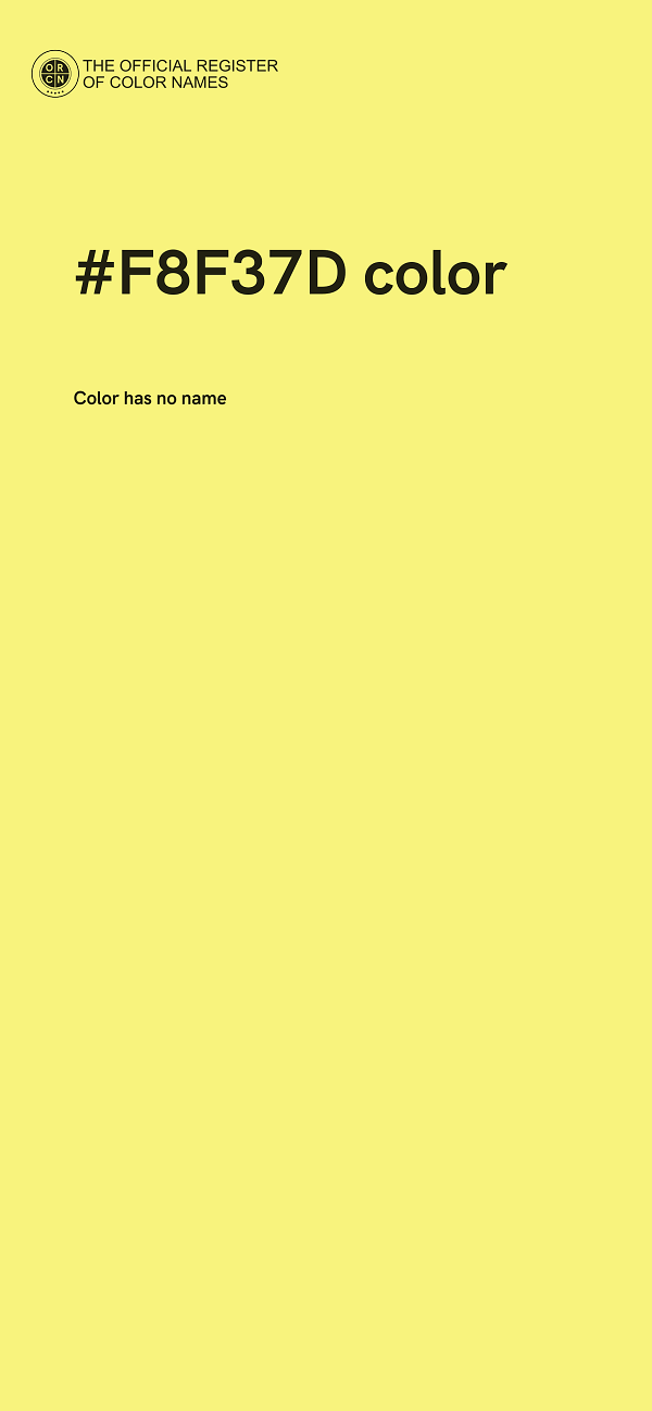 #F8F37D color image