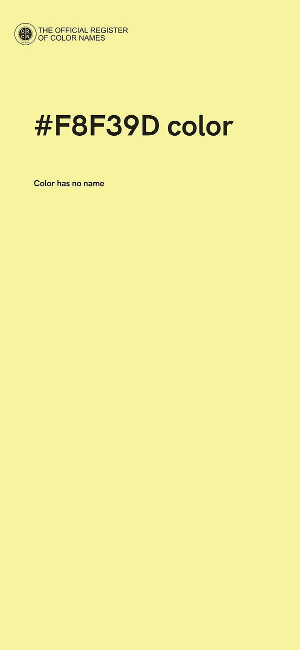 #F8F39D color image