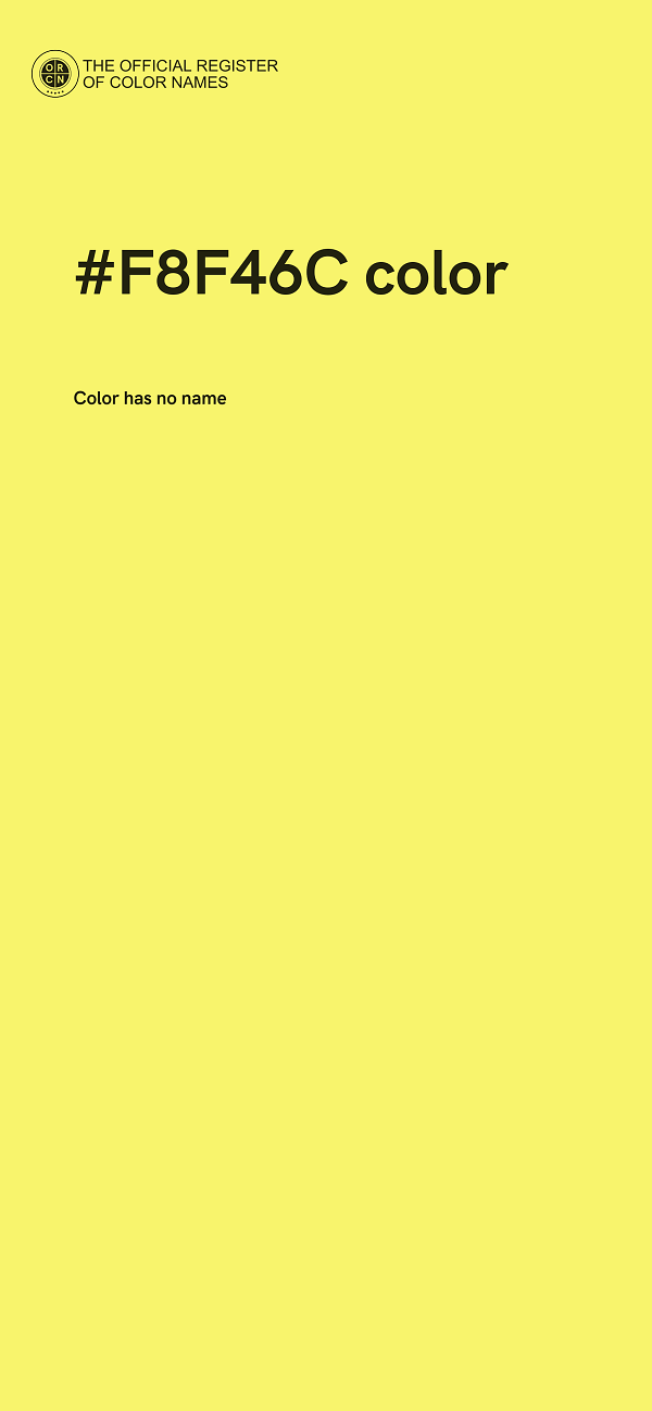 #F8F46C color image