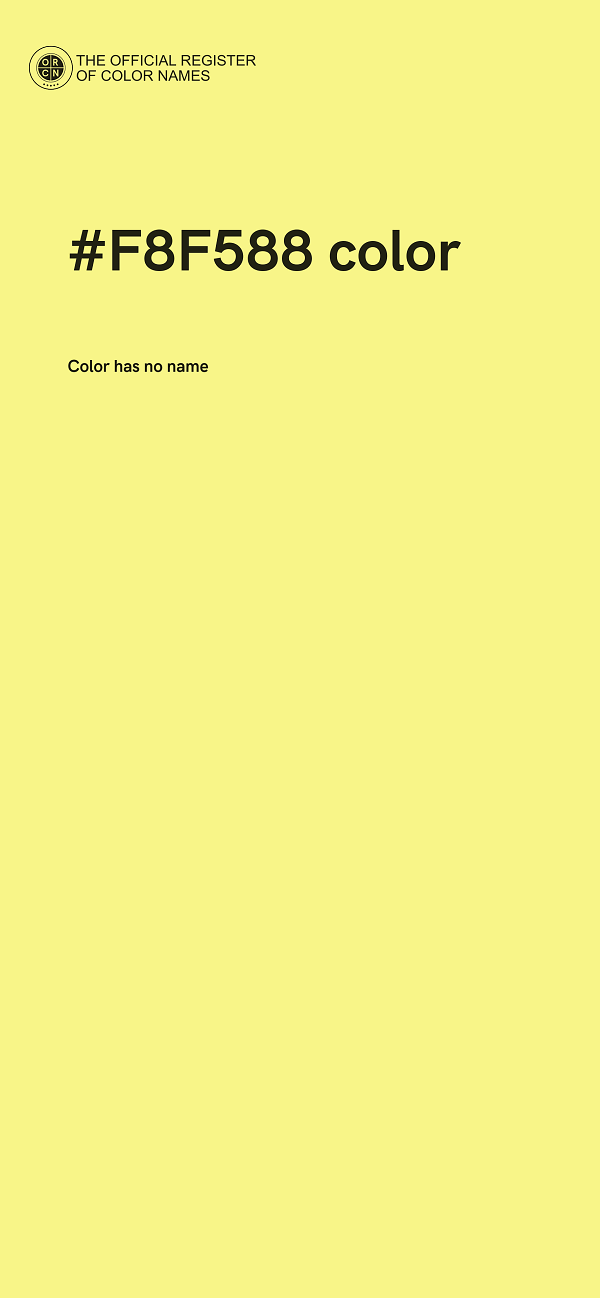 #F8F588 color image