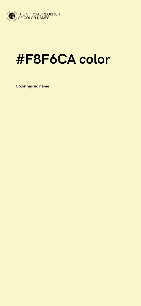 #F8F6CA color image