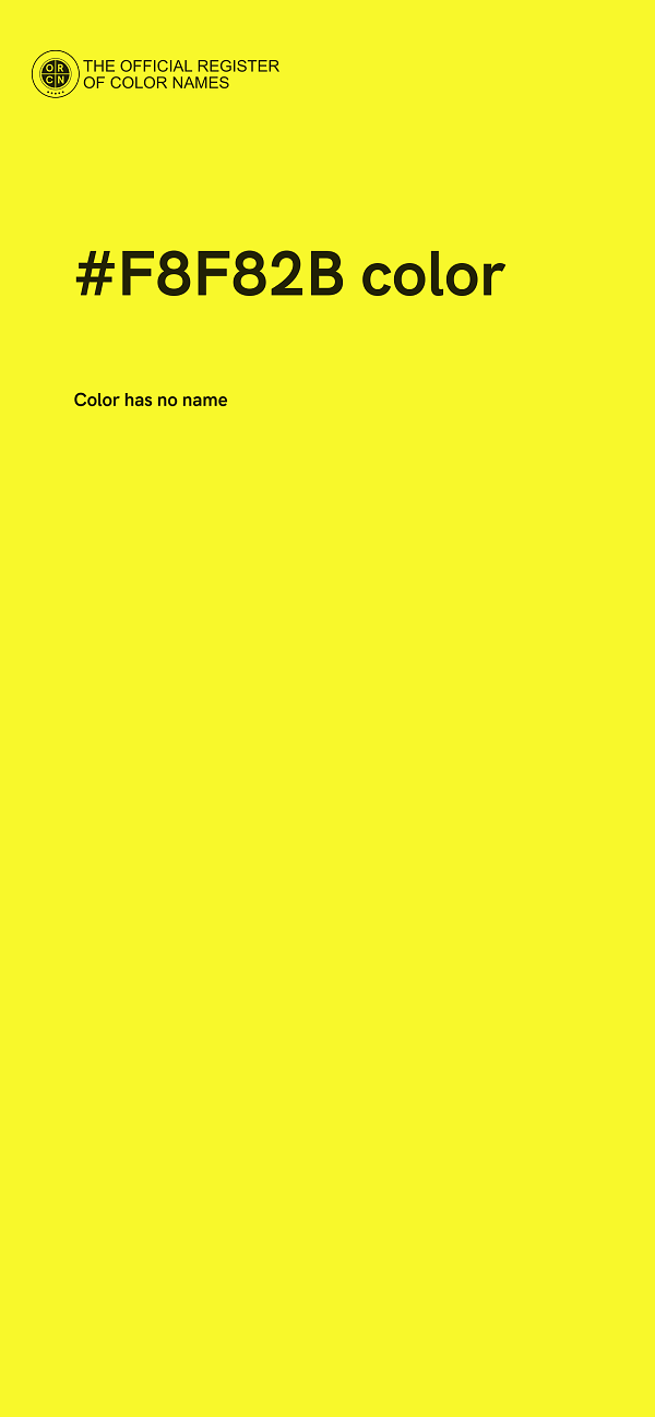 #F8F82B color image