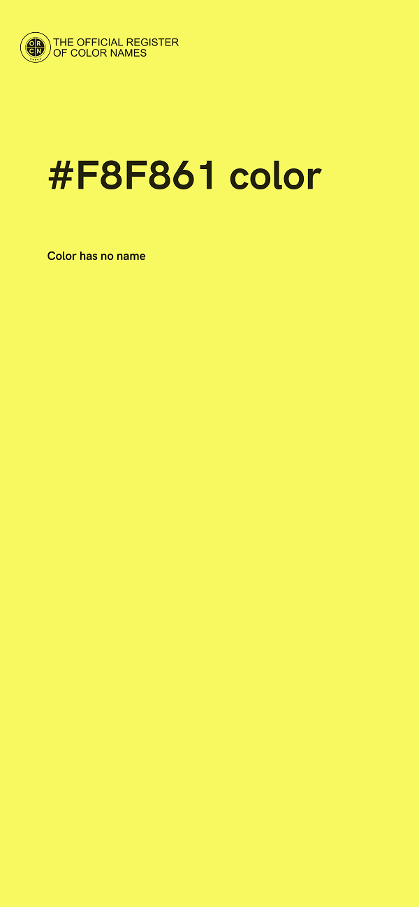 #F8F861 color image