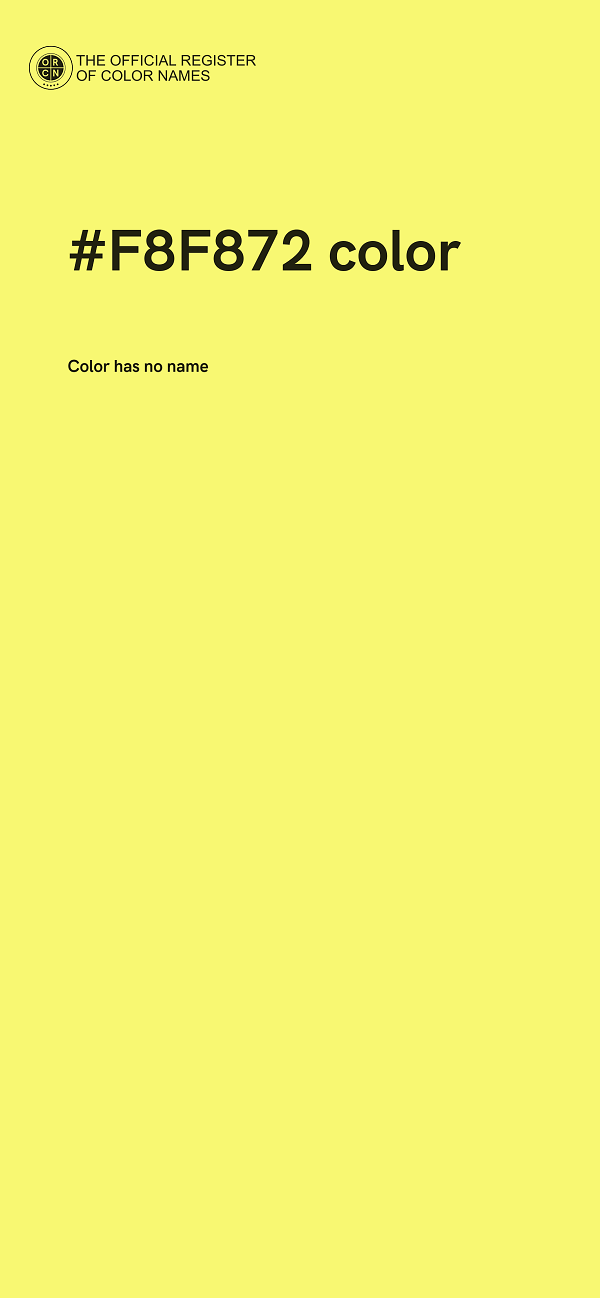 #F8F872 color image