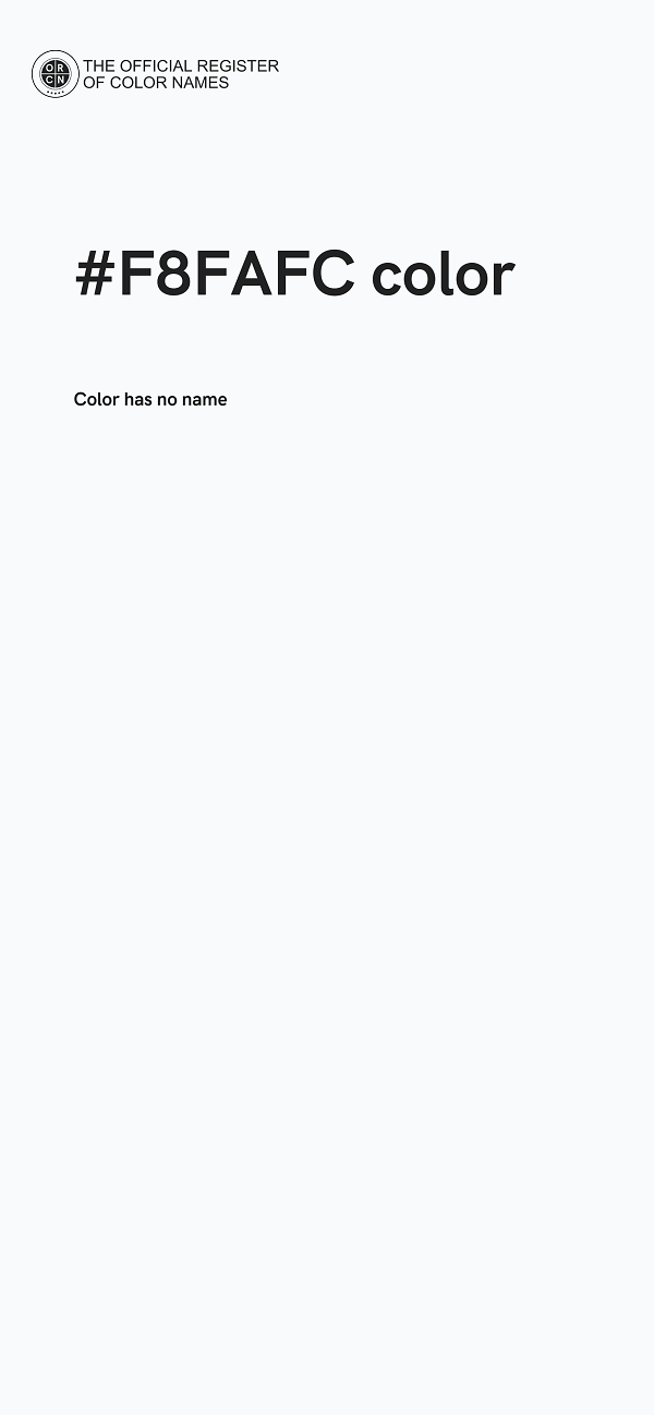 #F8FAFC color image