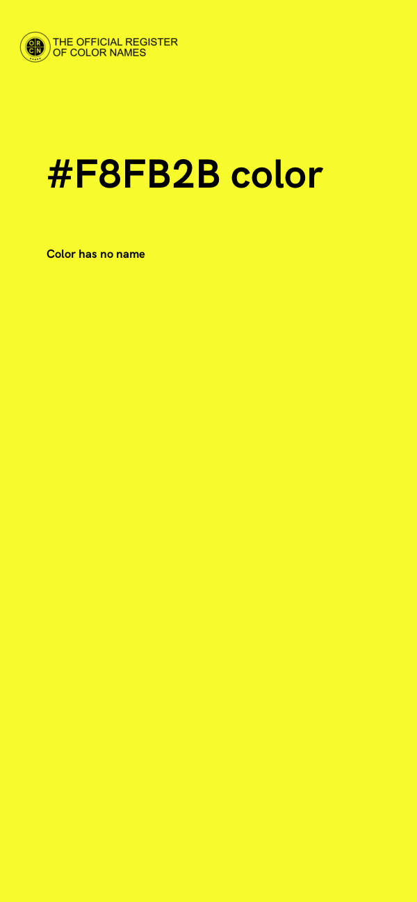 #F8FB2B color image