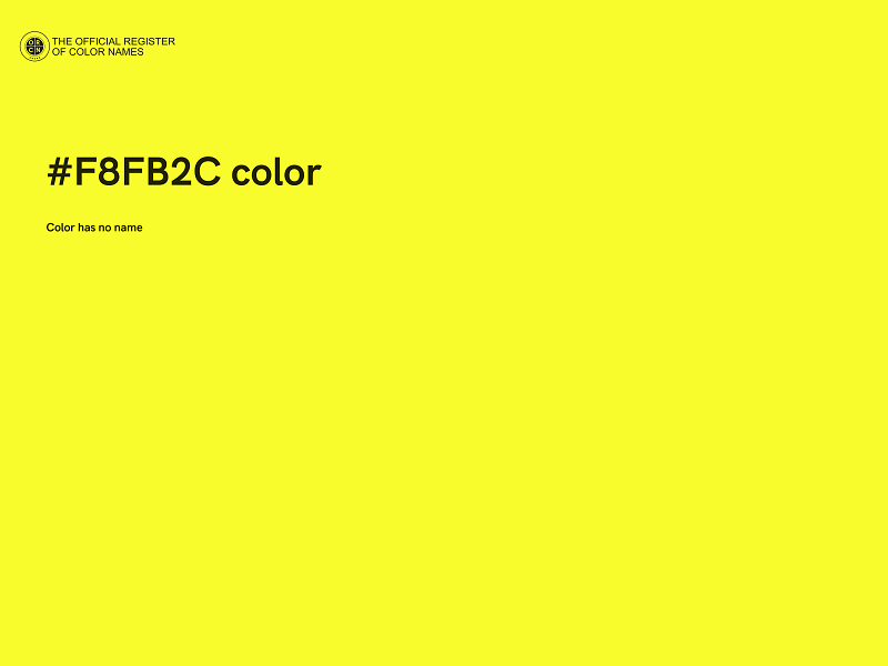 #F8FB2C color image