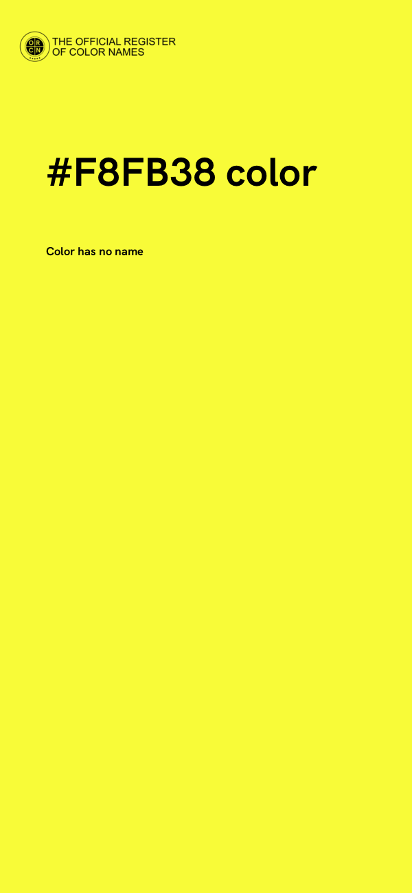 #F8FB38 color image