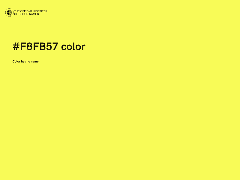 #F8FB57 color image