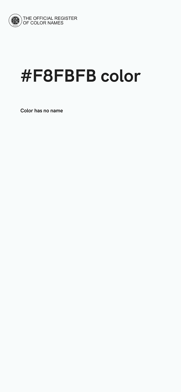 #F8FBFB color image