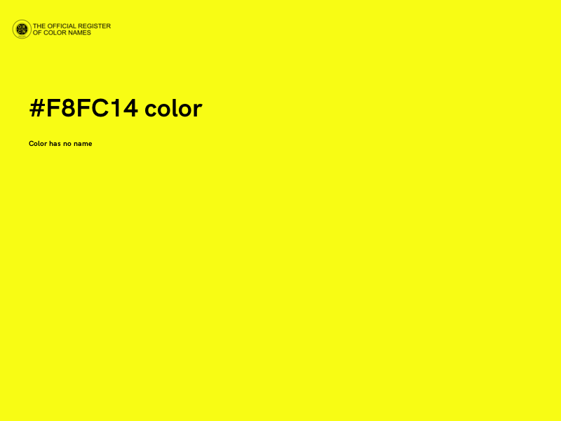 #F8FC14 color image