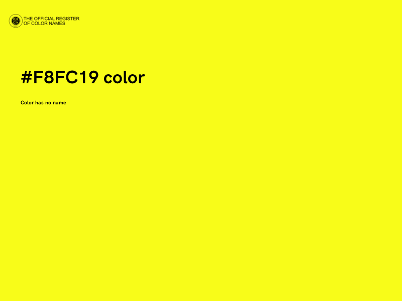 #F8FC19 color image