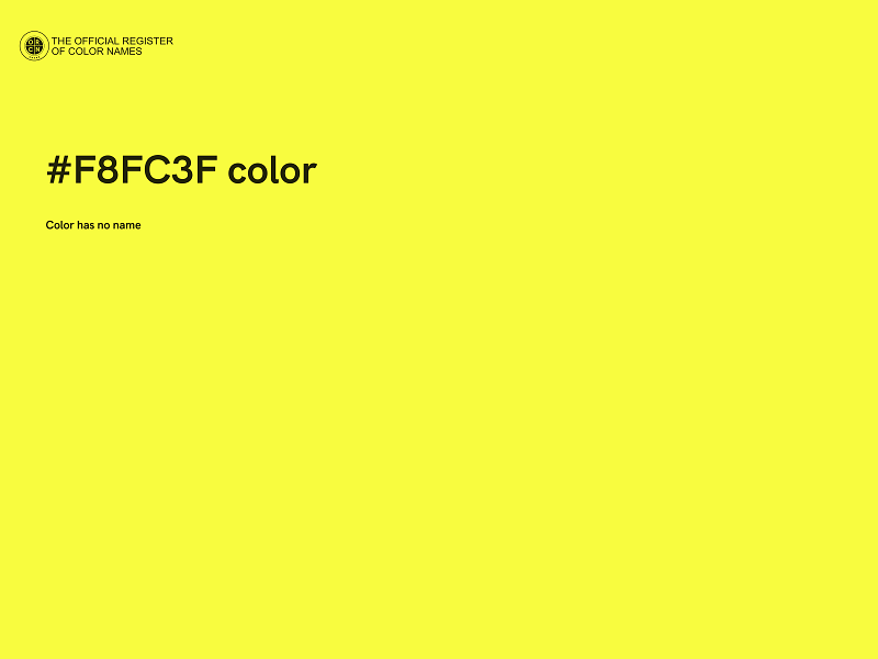 #F8FC3F color image