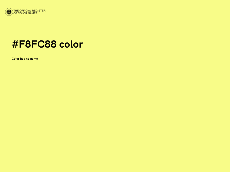 #F8FC88 color image