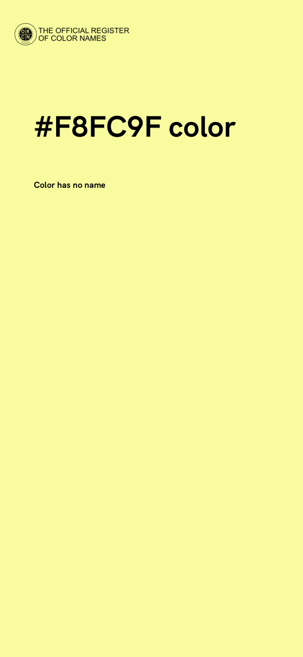 #F8FC9F color image