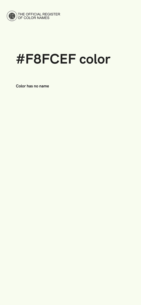 #F8FCEF color image