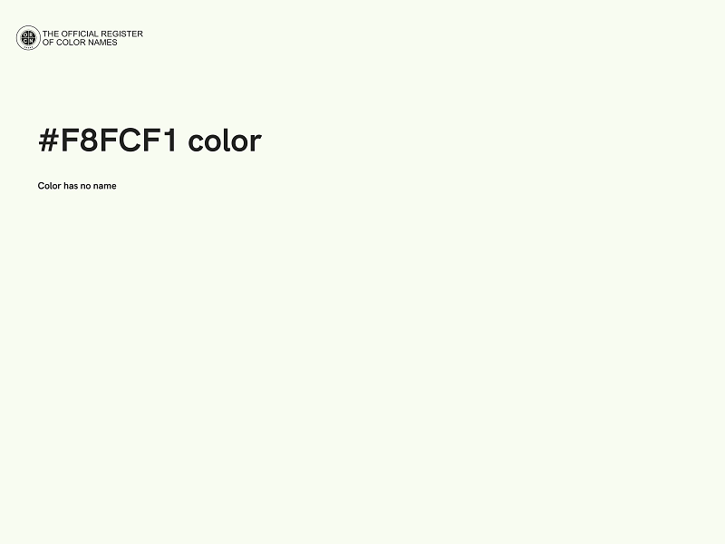 #F8FCF1 color image