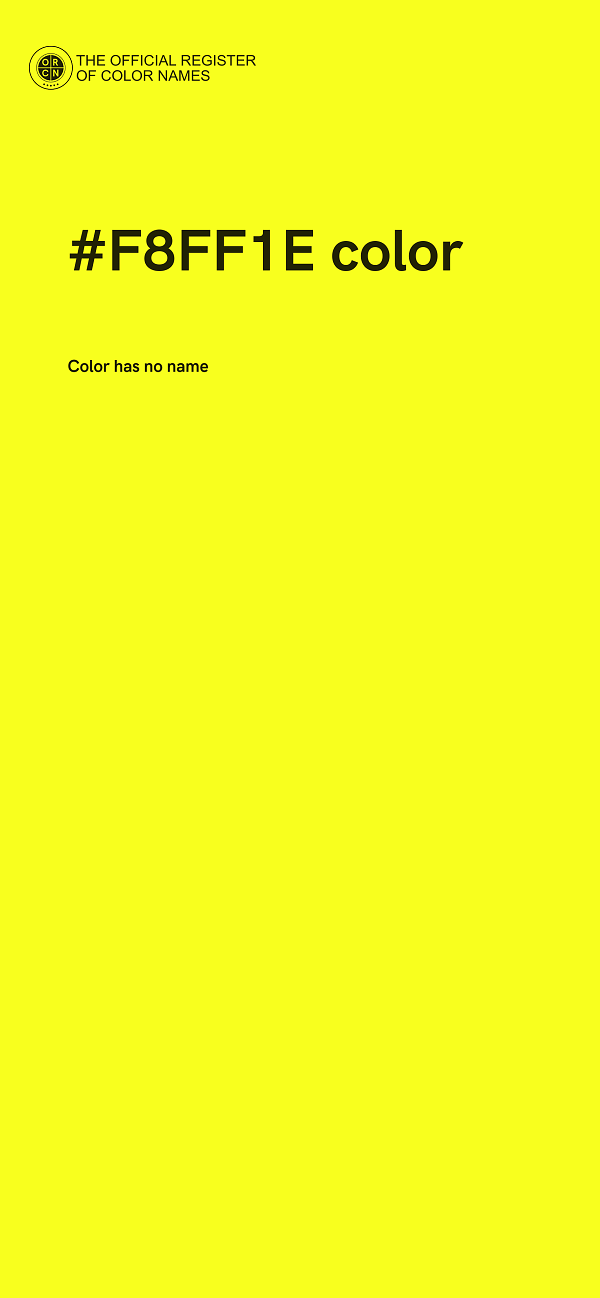 #F8FF1E color image