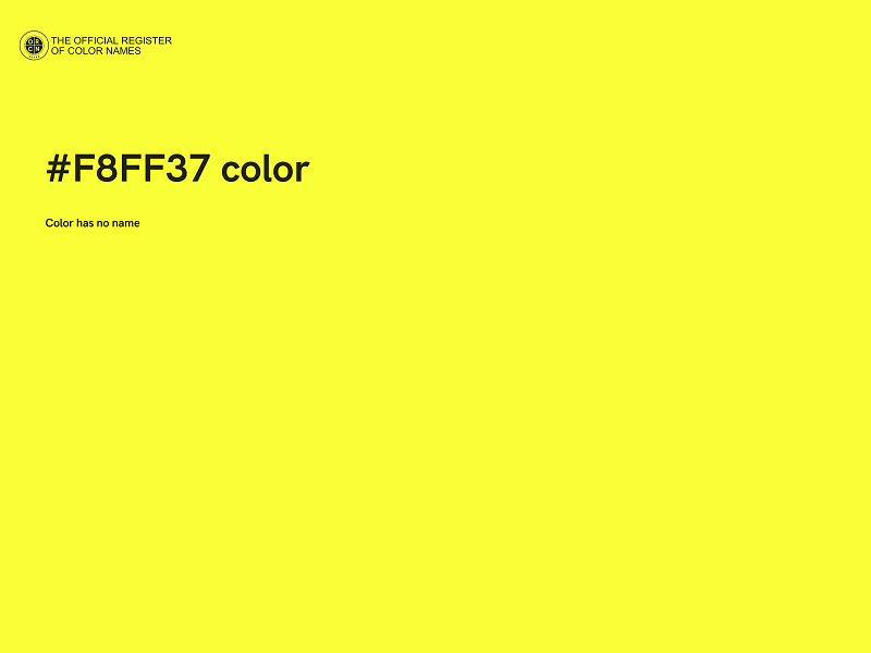 #F8FF37 color image