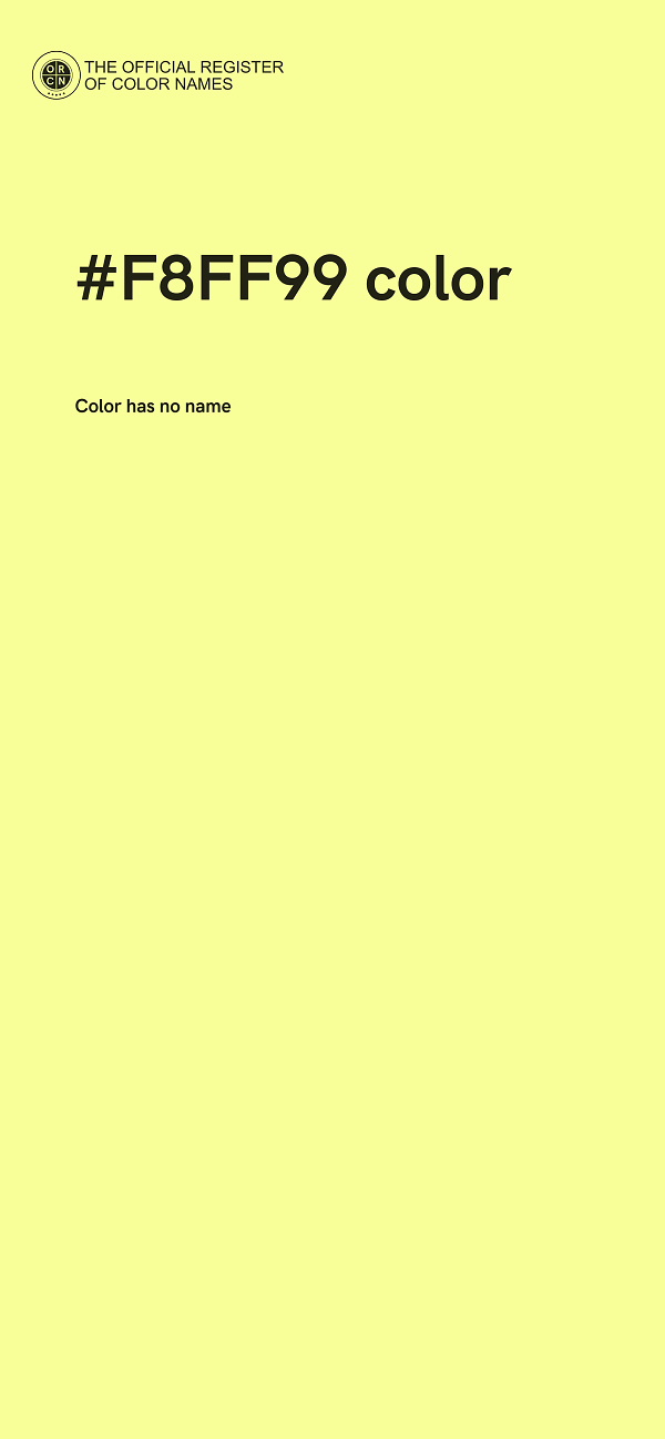 #F8FF99 color image