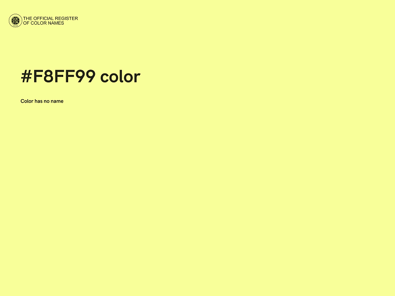 #F8FF99 color image