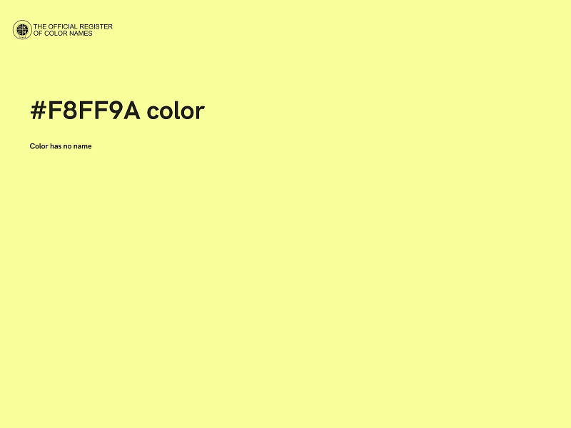 #F8FF9A color image