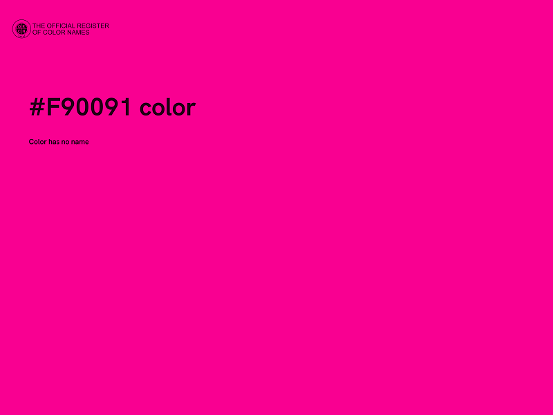 #F90091 color image