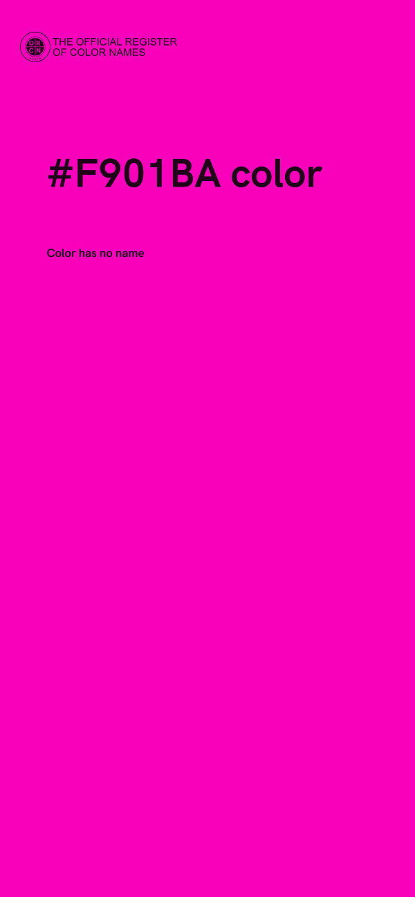 #F901BA color image
